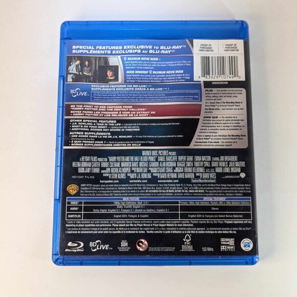 Harry Potter And The Half Blood Prince *Blu-ray* 4 FOR $20 - Picture 2 of 2
